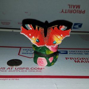 Red Butterfly Jewelry Box